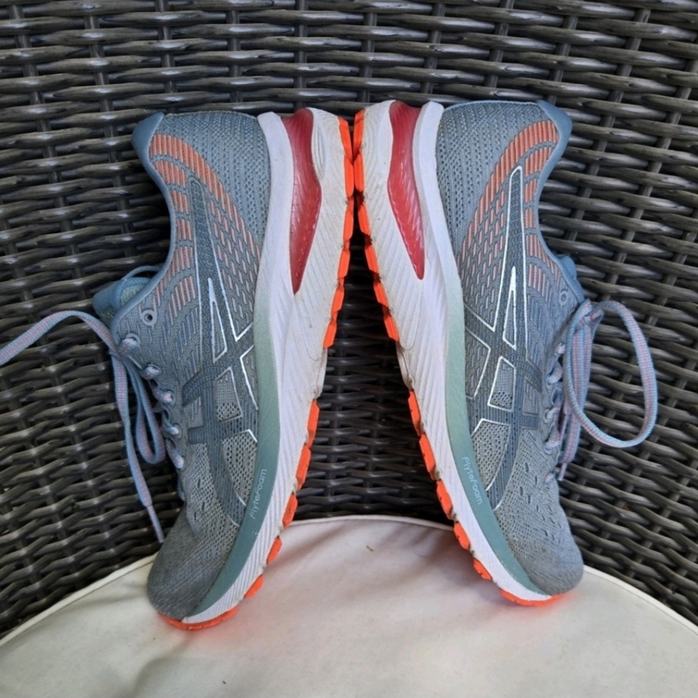 Asics Womens Gel Cumulus 22 1012A741 Blue Running Shoes Sneakers Size 8